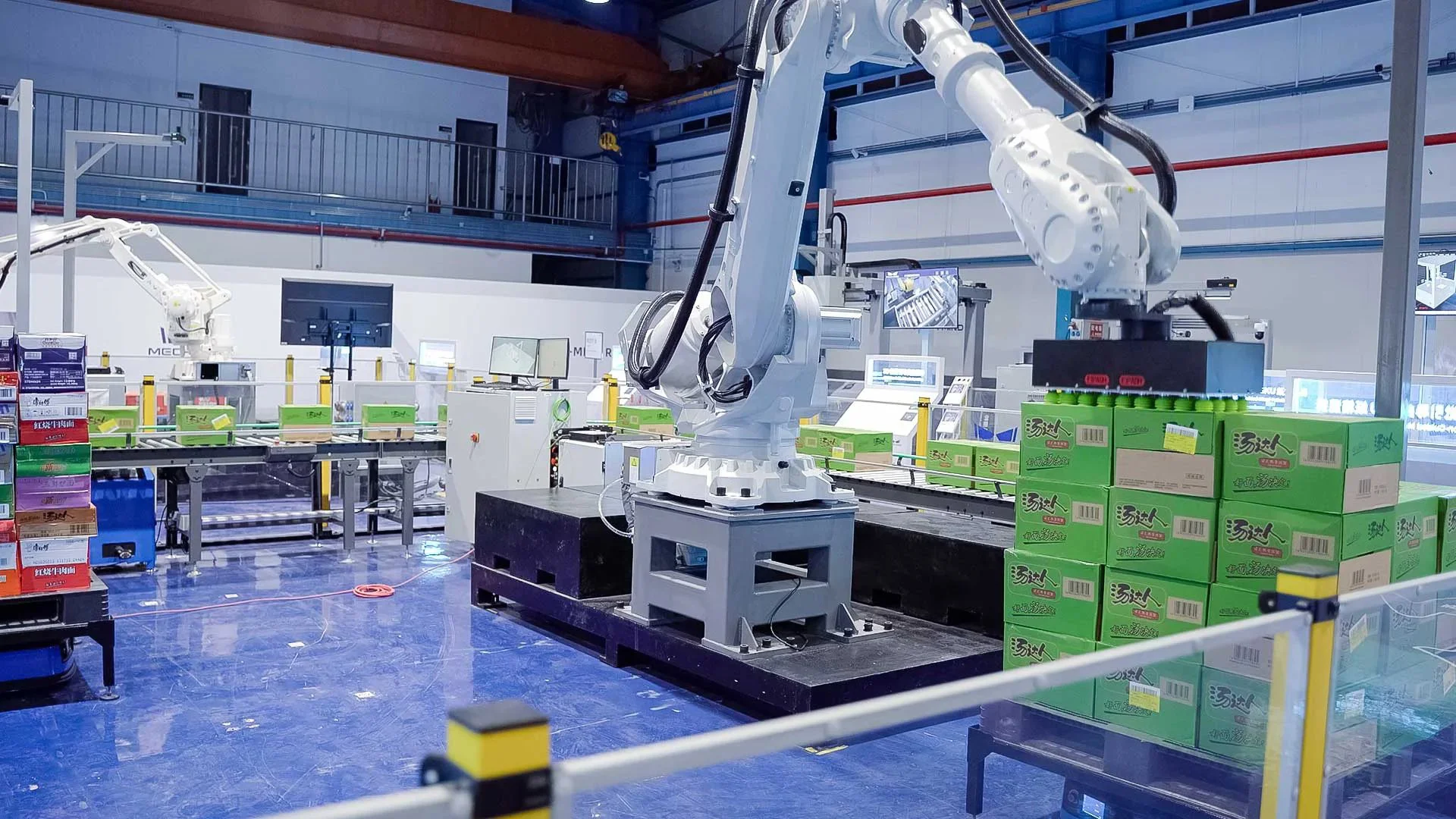 AI + 3D Vision-Guided Single-Case Depalletizing (Multipick)