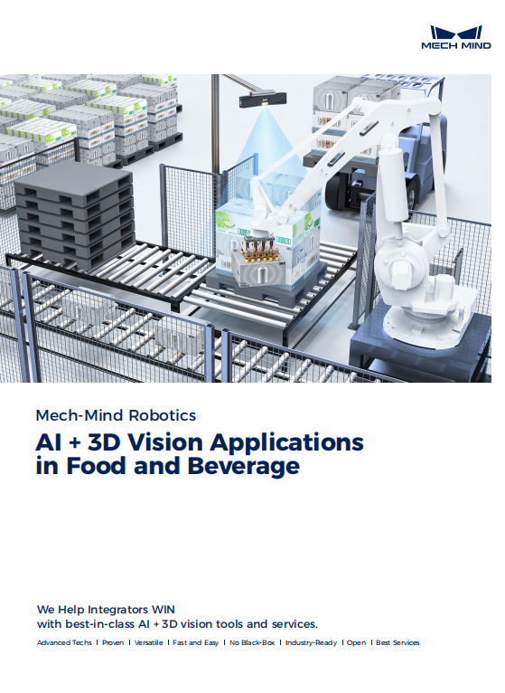Mech-Mind Robotics AI + 3D Vision Applications in Food and Beverage