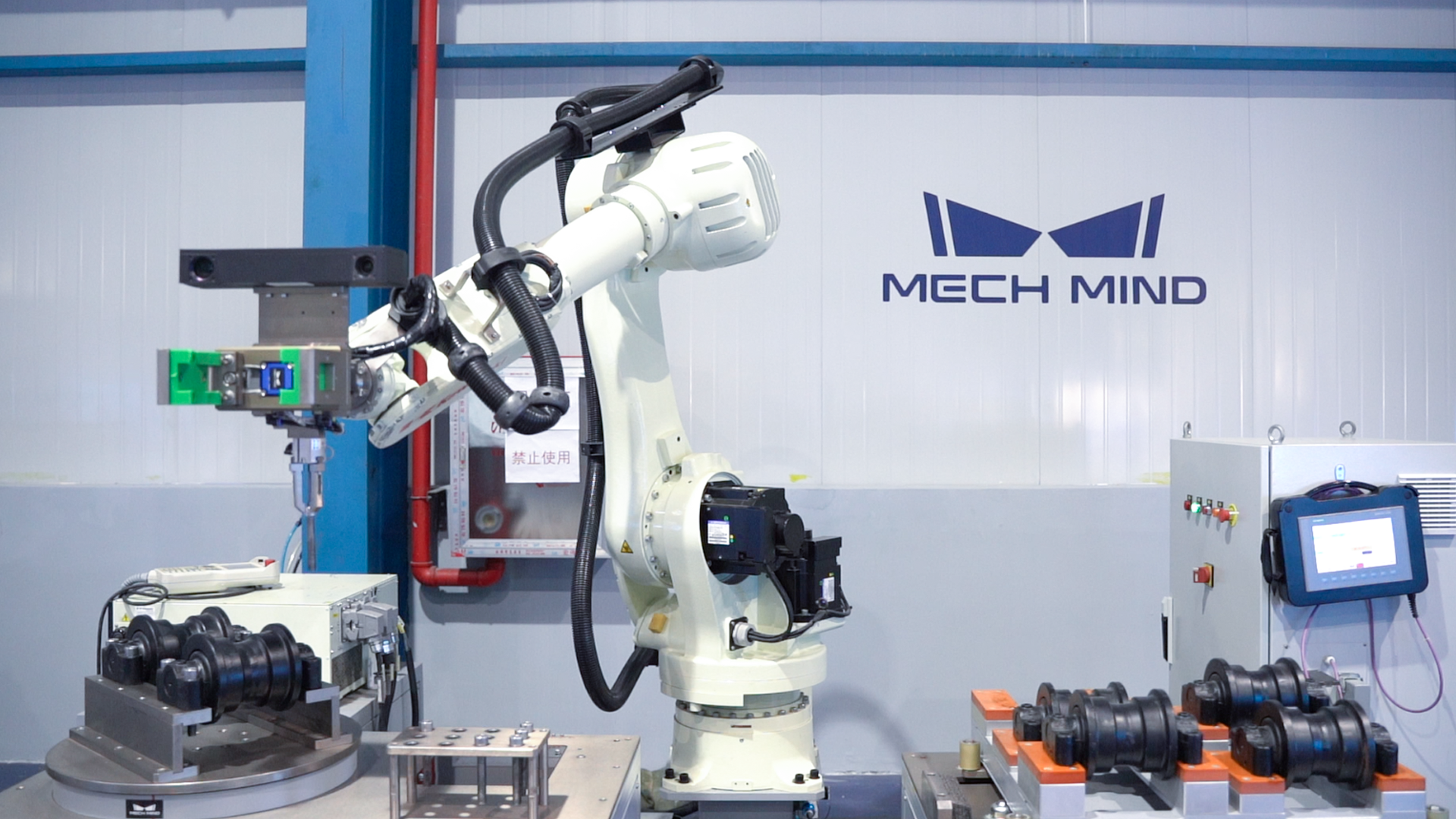 AI + 3D Vision-Guided Track Roller Assembly