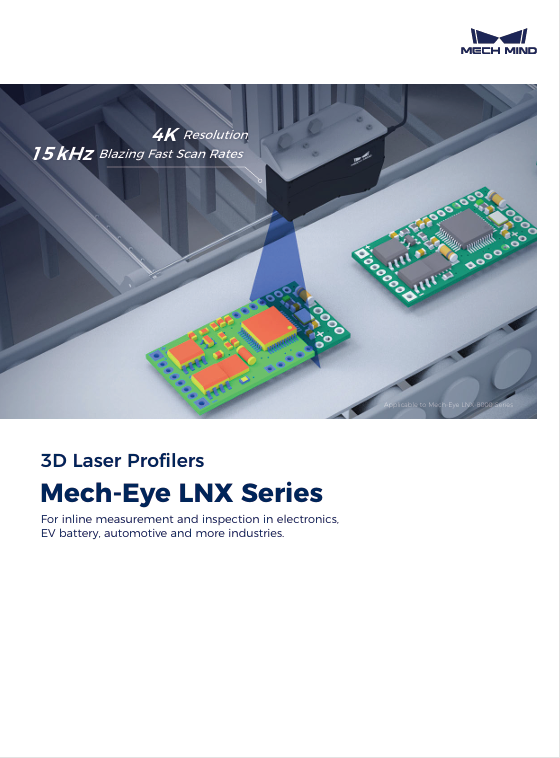 Mech-Eye LNX Series 3D Laser Profilers