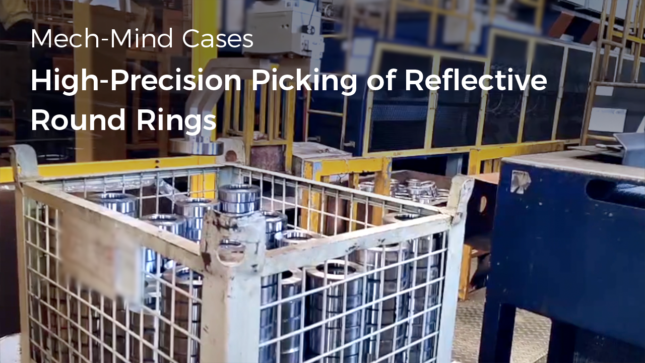 General-Purpose "Eye + Brain" for Robots: High-Precision Picking of Reflective Round Rings