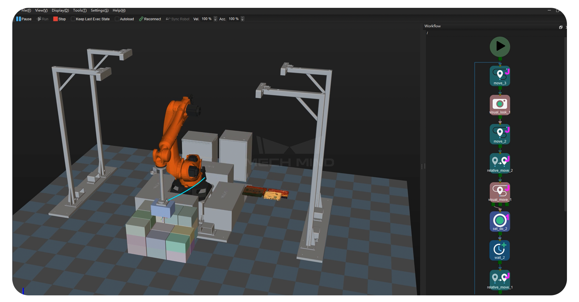 Depalletizing and Palletizing Solution MechMind Robotics