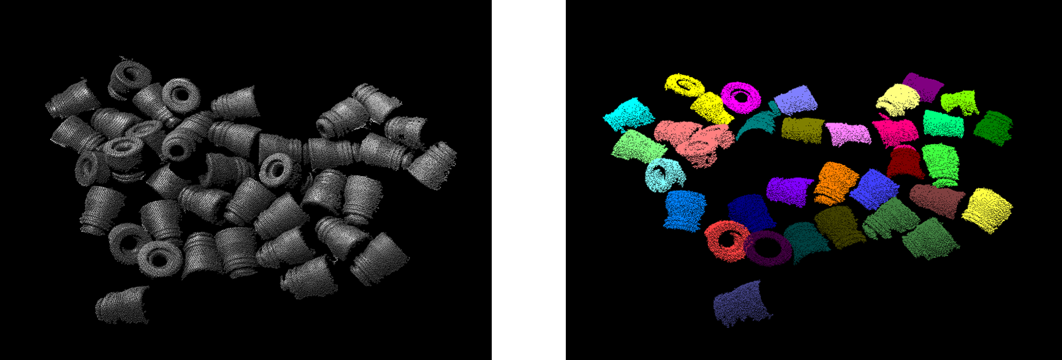 3D Vision-Guided Bin Picking of AC Feet