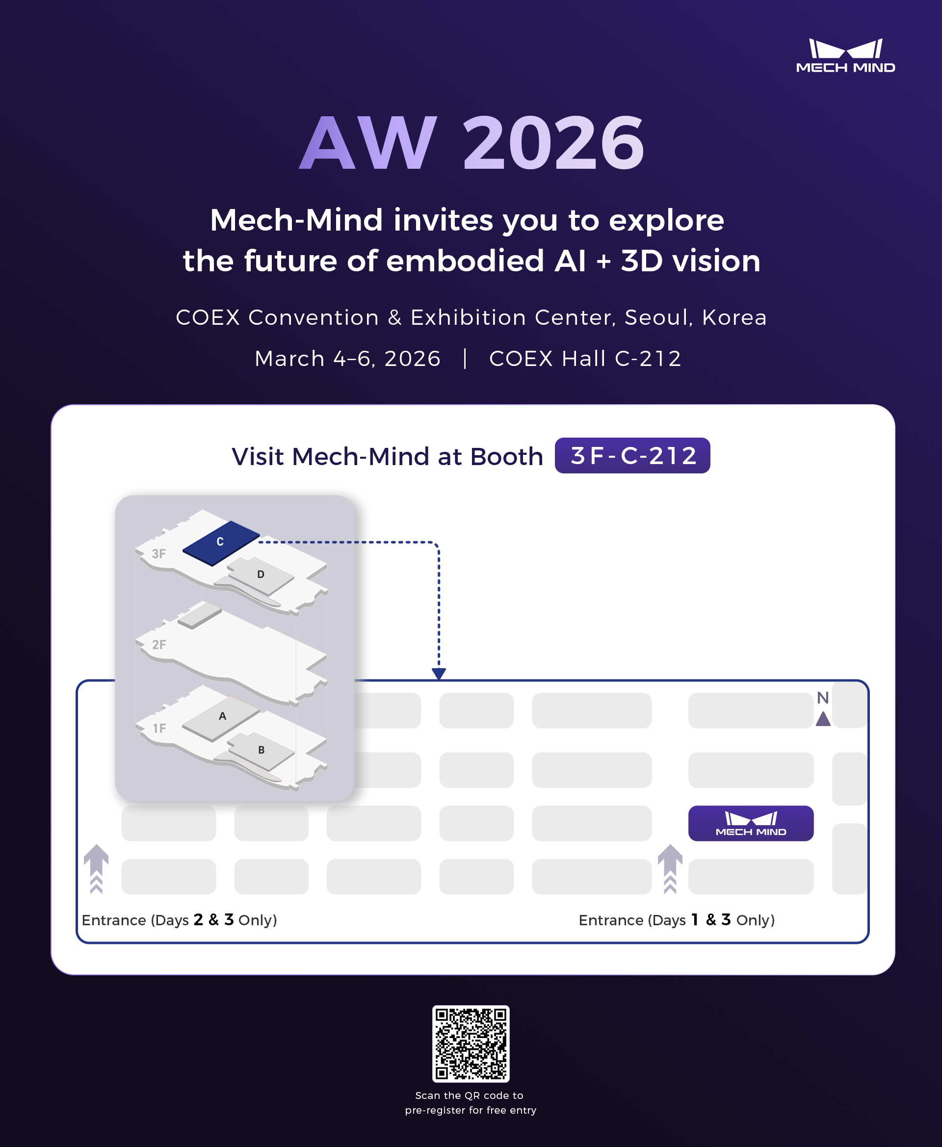 Join Mech-Mind at AW 2026 | See How Mech-Mind Powers Robots to See, Think, and Act Join Mech-Mind at AW 2026 | See How Mech-Mind Powers Robots to See, Think, and Act