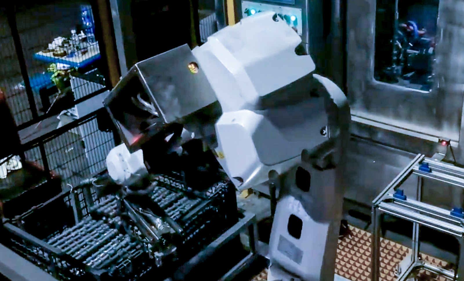 AI + 3D Vision-Guided Machine Tending of Camshafts from a Deep Bin