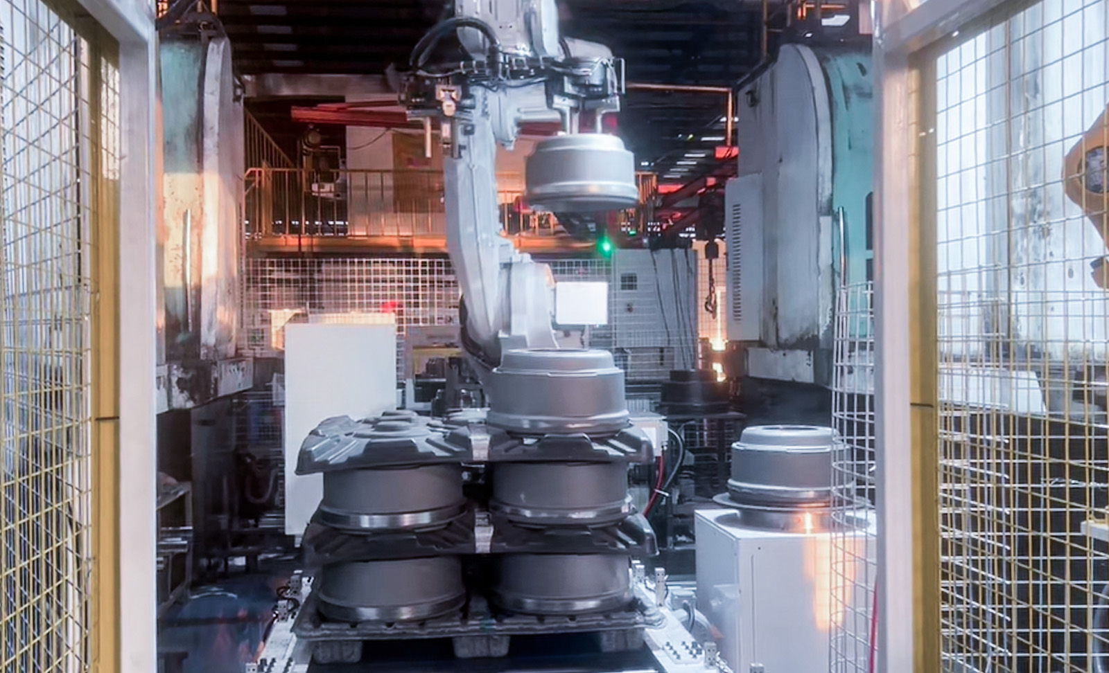 AI + 3D Vision-Guided Machine Tending of Drum Brakes