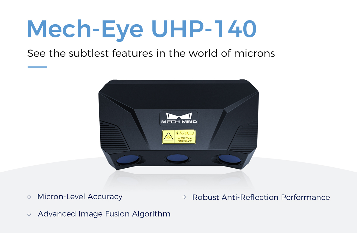  Release of Mech-Eye UHP-140 — the All-New 3D Camera with Micron-Level Accuracy for Inspection and Measurement in the Automotive Industry
