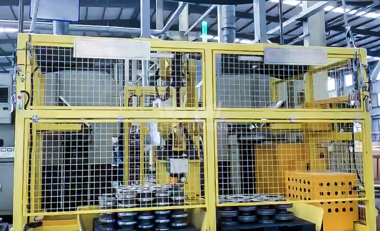 3D Vision-Guided Machine Tending of Brake Discs