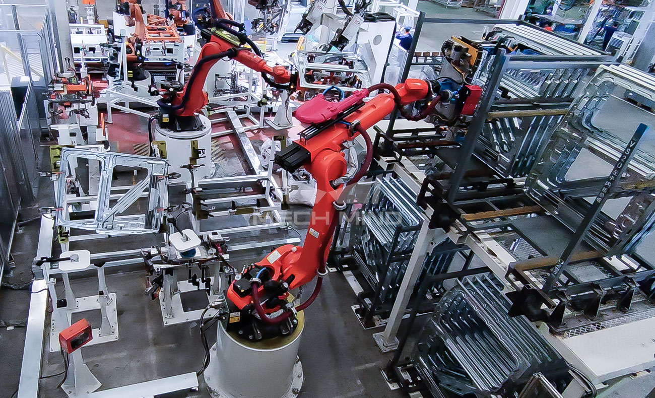 3D Vision-Guided Machine Tending of Auto Door Panels