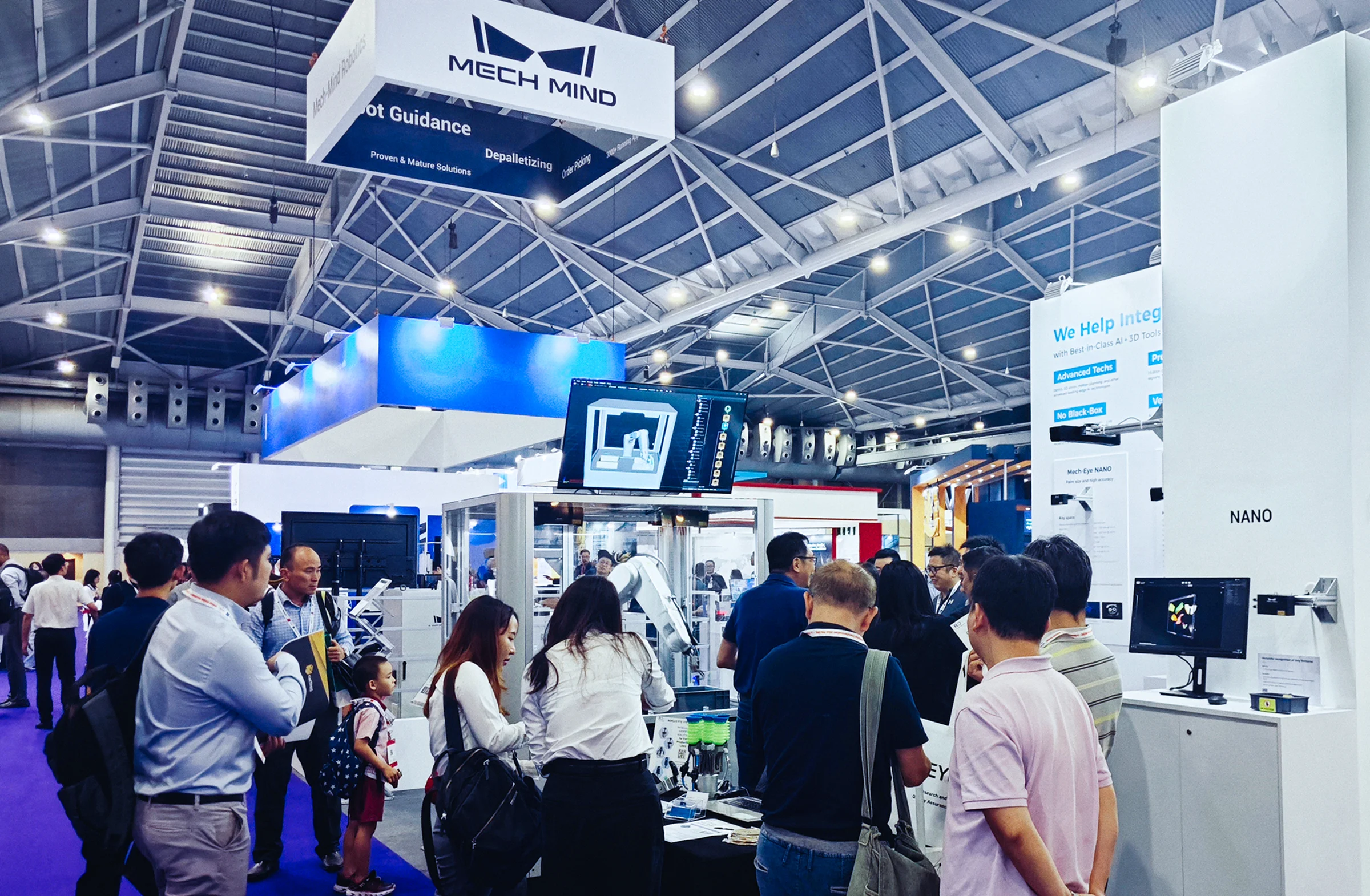 Mech-Mind Shines at ITAP 2023, Singapore with Groundbreaking AI + 3D Vision Applications