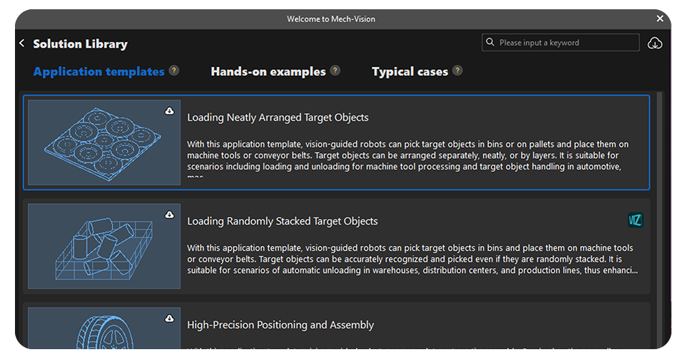 Rich solution library
