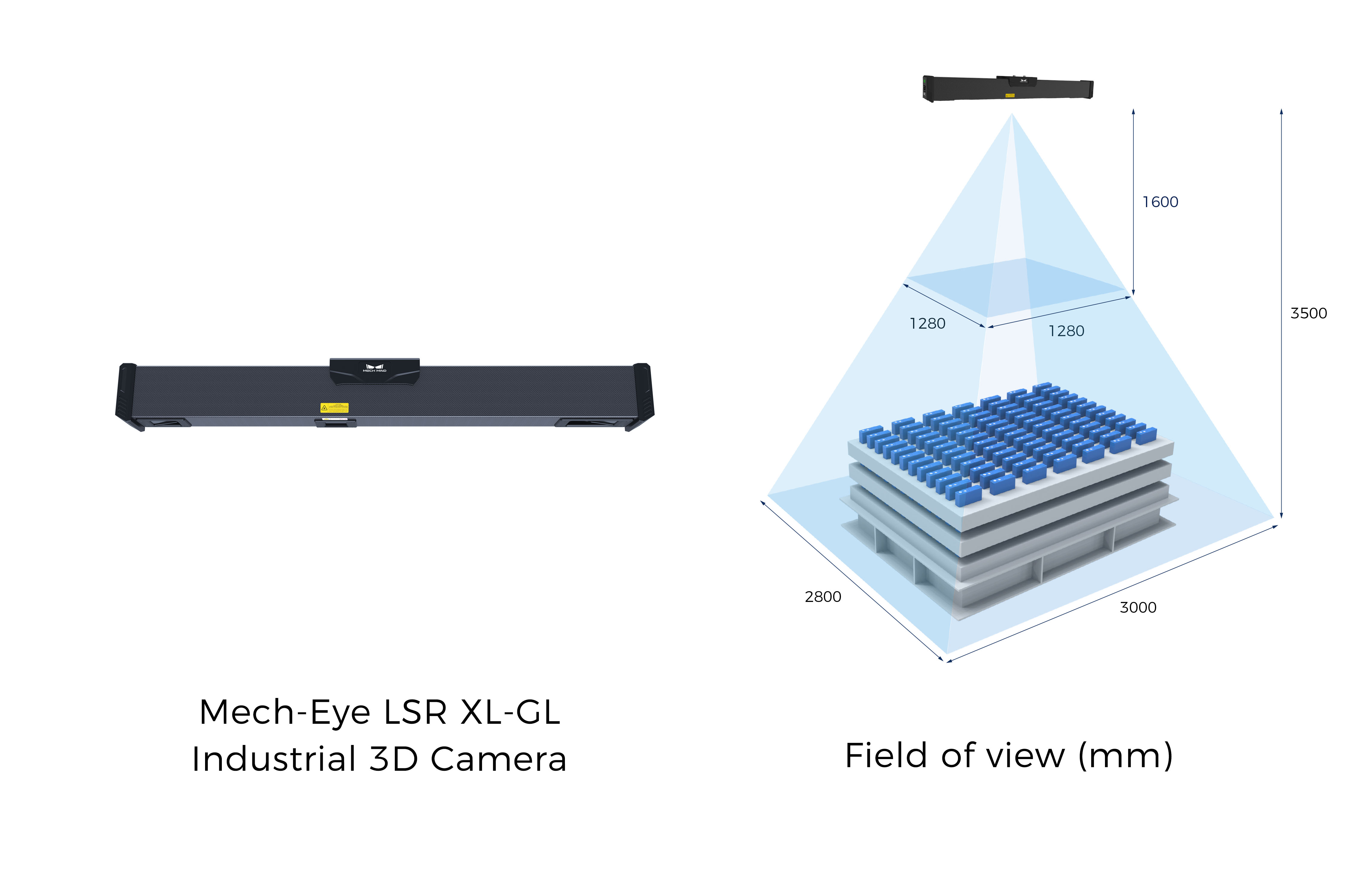 Mech-Eye LSR XL-GL Industrial 3D Camera