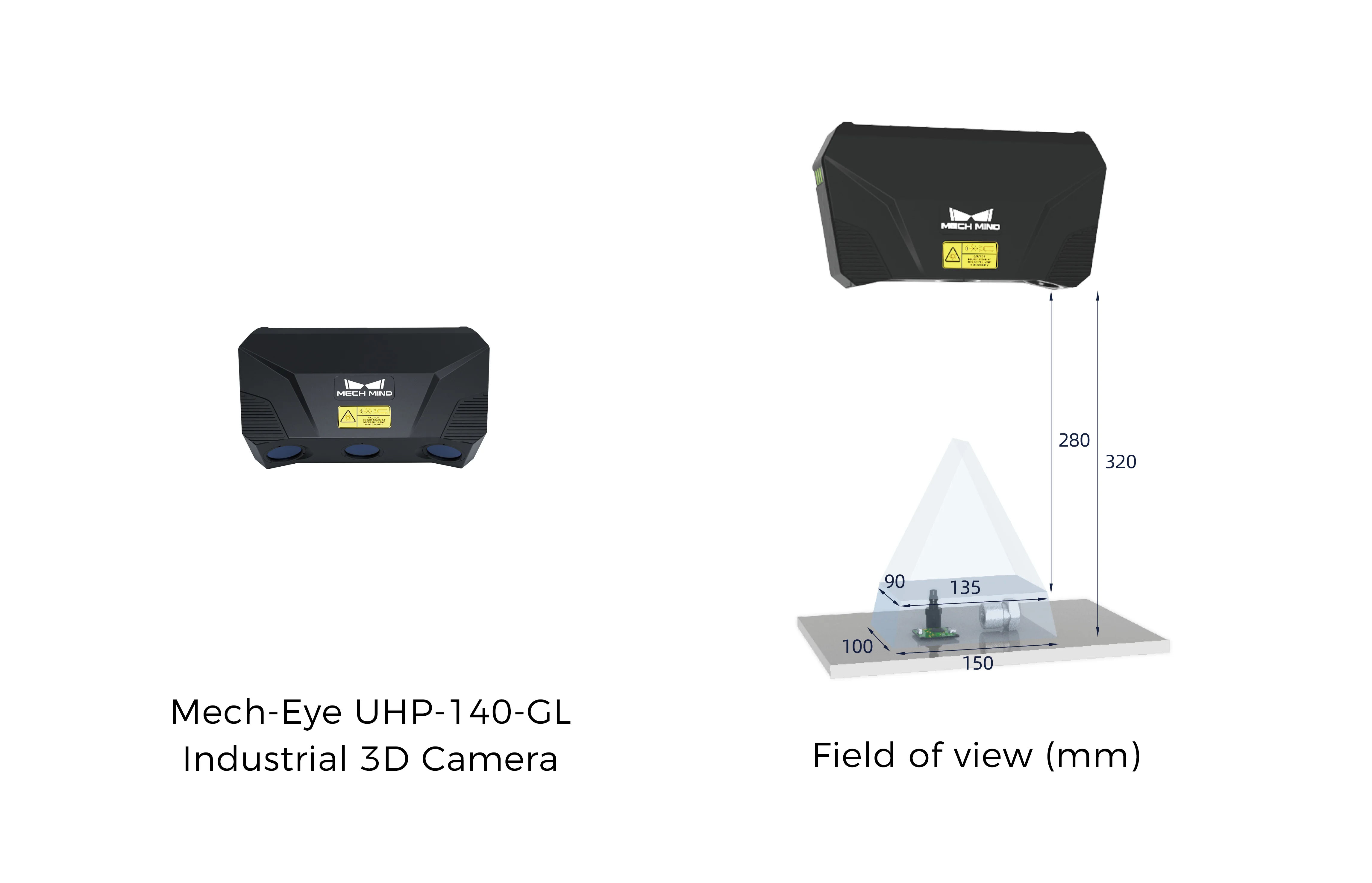 Mech-Eye UHP-140-GL Industrial 3D Camera