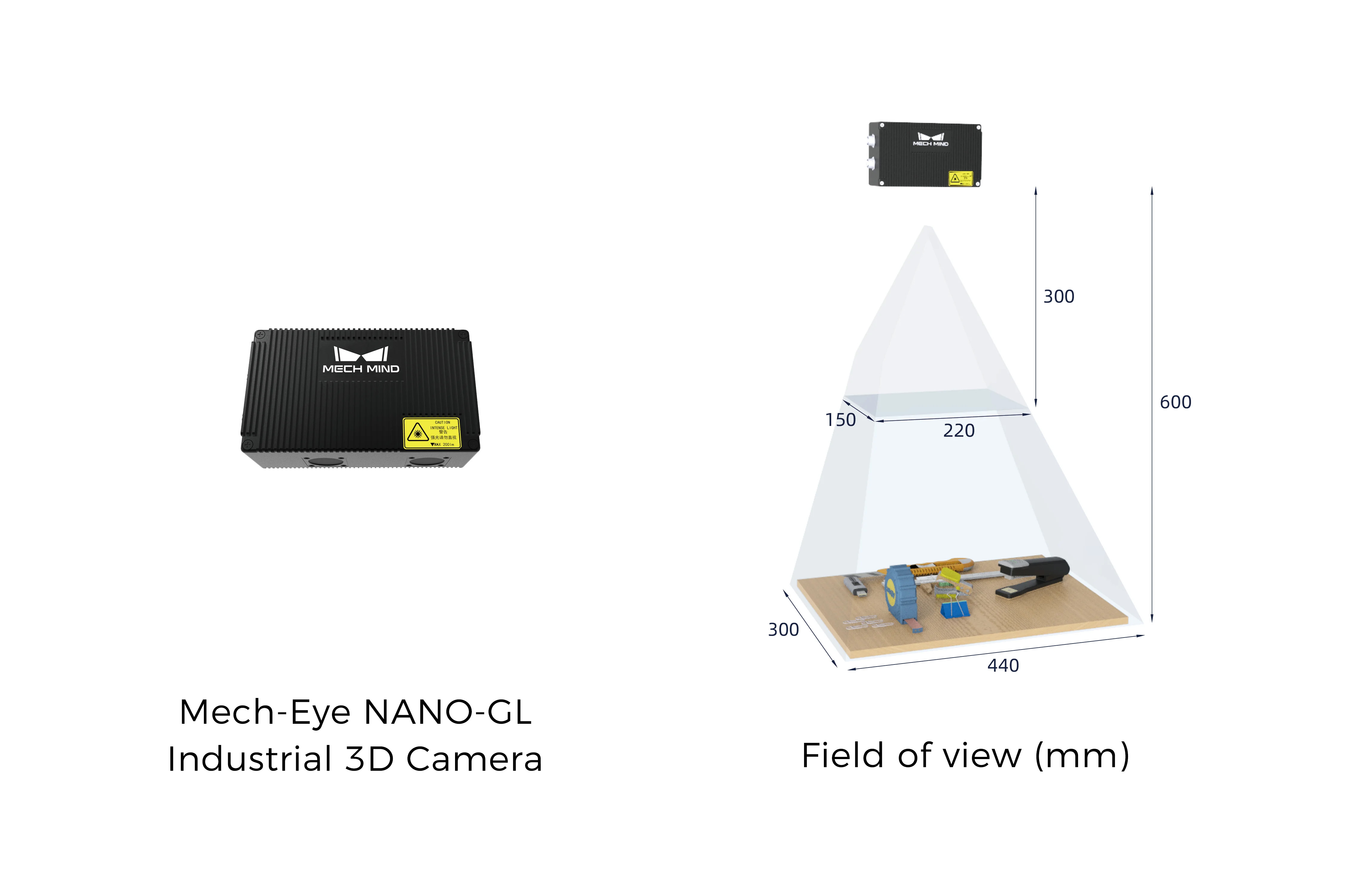 Mech-Eye NANO-GL Industrial 3D Camera