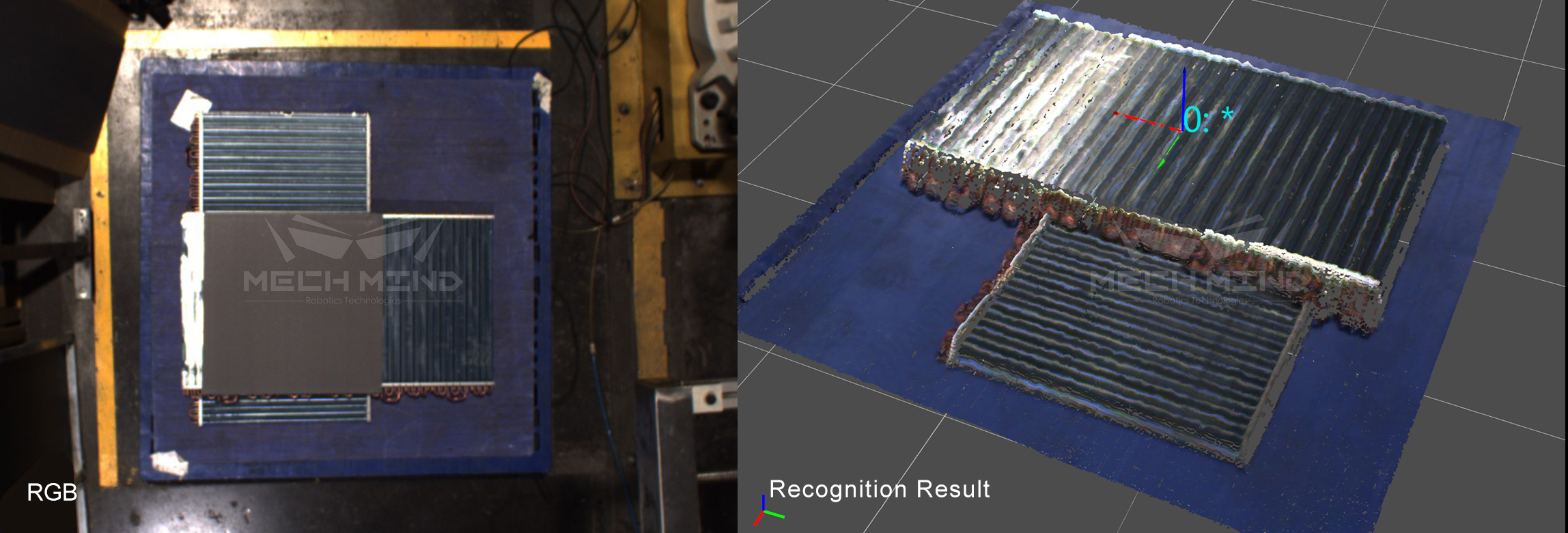 Vision-Guided Machine Tending of Heating Panels