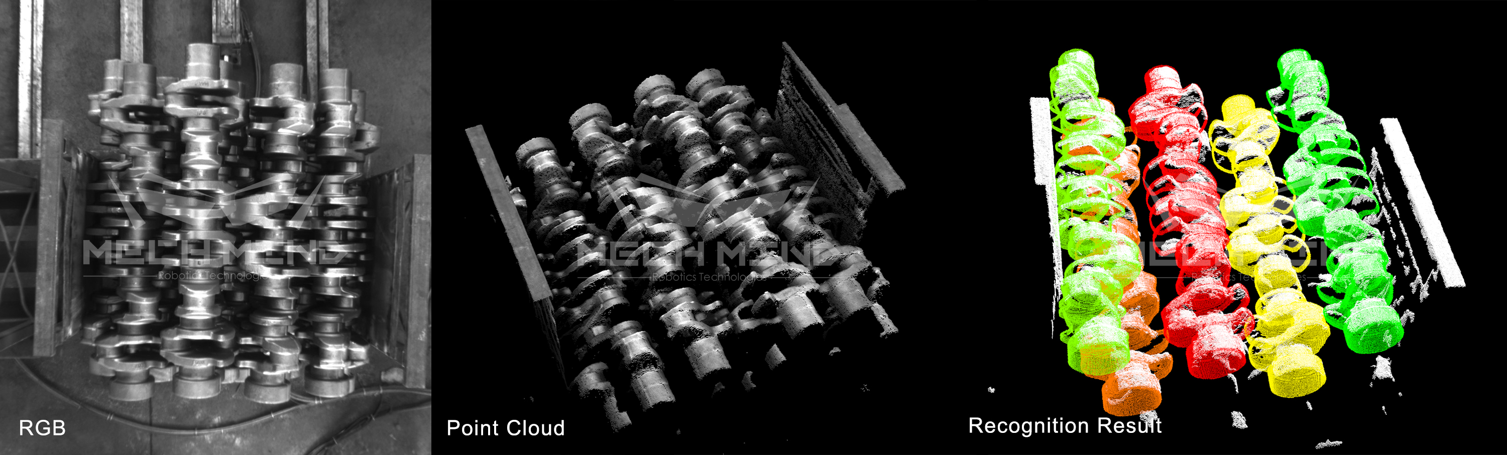 Vision-Guided Machine Tending of Crankshafts