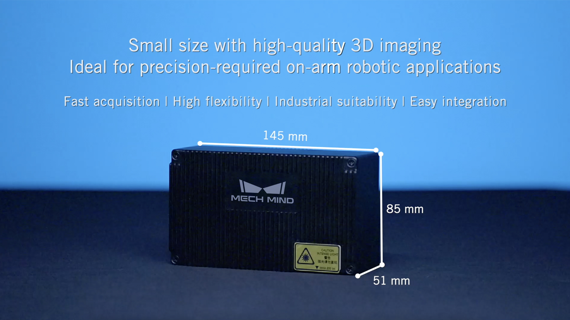 Mech-Eye Nano industrial 3D camera fully upgraded——Ultra-small size， high precision, and better performance in dealing with ambient light interference.