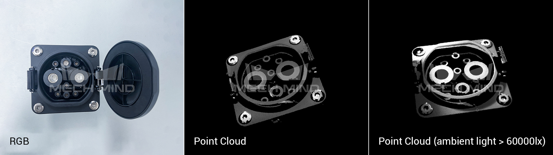 Mech-Eye Nano industrial 3D camera fully upgraded——Ultra-small size， high precision, and better performance in dealing with ambient light interference.