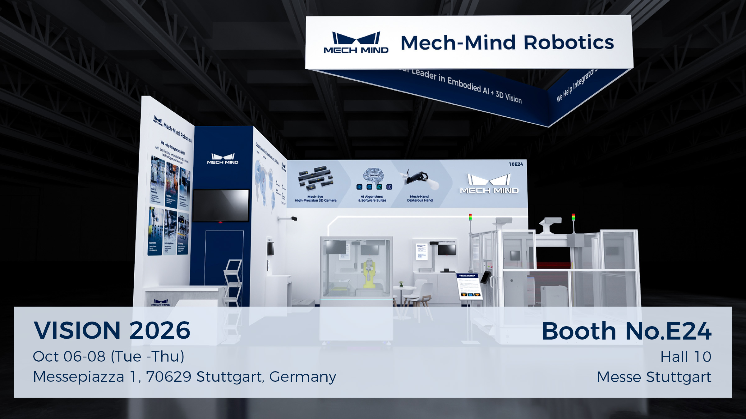 Meet Mech-Mind at VISION 2026 | Embodied AI + 3D Vision for Real-World Applications