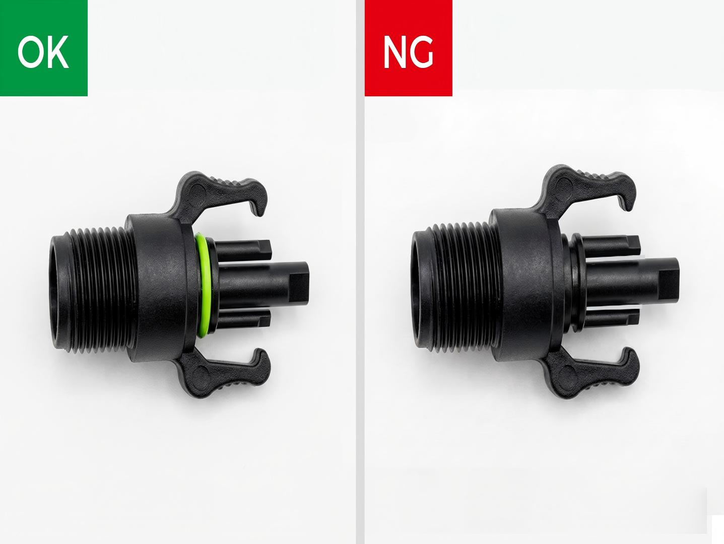 Connector O‑Ring Presence Detection
