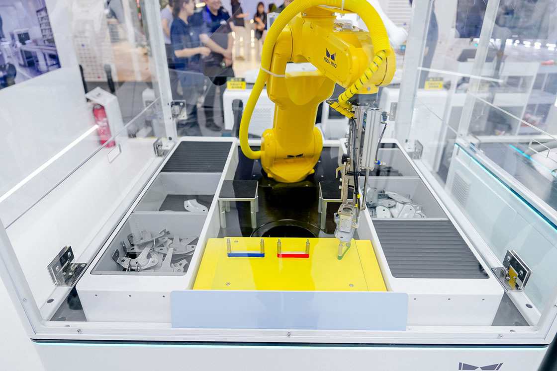 Embodied AI “Eye-Brain-Hand” for Robots: Precise Handling & Assembly of Ultra-Thin Sheet Metal Parts
