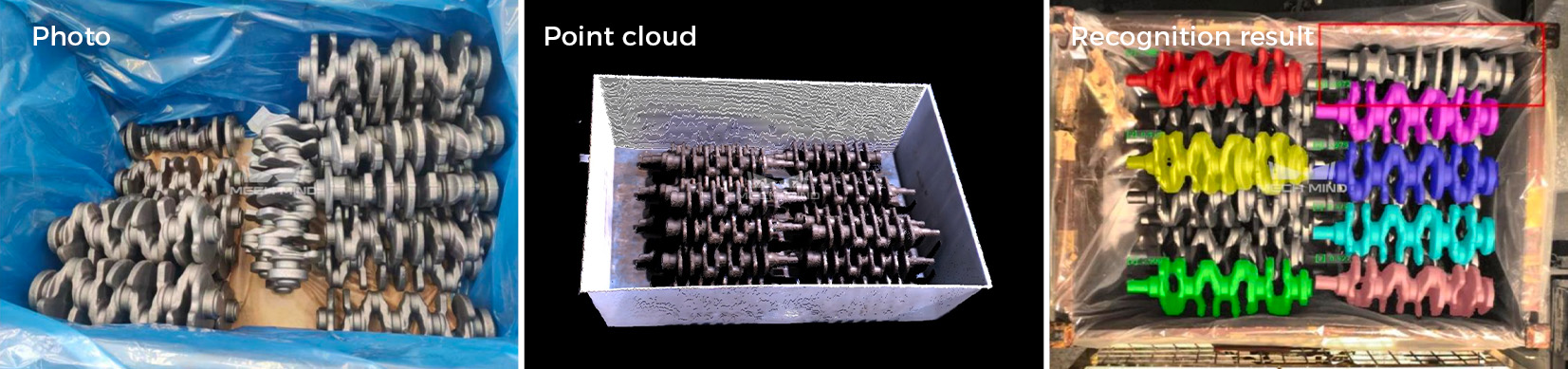 Bin Picking of Crankshafts